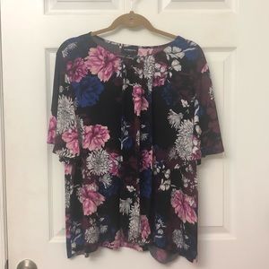 Liz Claiborne Career Women’s Floral Blouse